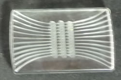 Chartres Lalique France Modern Crystal Knife Rest