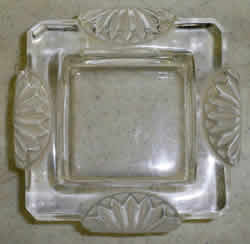 Corfou Lalique France Modern Crystal Ashtray