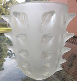 Corinthe Lalique France Crystal Vase
