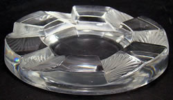 Cuba Lalique France Crystal Ashtray