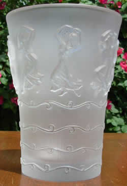 Danseuses Lalique France Crystal Vase