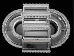 Dentele Lalique France Crystal Modern Table Decoration