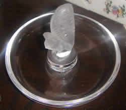 Ecureuil Lalique France Modern Crystal Squirrel Ashtray