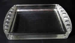 Ermitage Lalique France Crystal Modern Plate