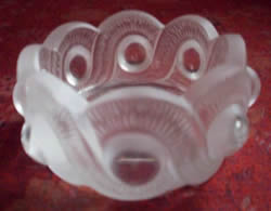 Gao Lalique France Crystal Ashtray