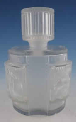 Helene Lalique France Modern Crystal Perfume Bottle