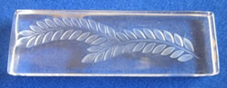 Hortense Lalique France Modern Crystal Knife Rest