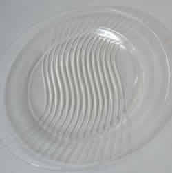 Leda Lalique France Crystal Plate