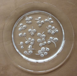 Muguet Lalique France Crystal Modern Plate