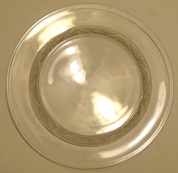 Phalsbourg Lalique France Crystal Modern Plate