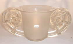 Pierrefonds Lalique France Crystal Vase