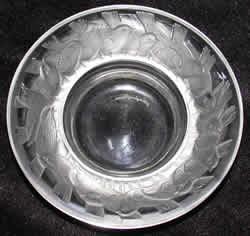 Pinsons Lalique France Crystal Ashtray