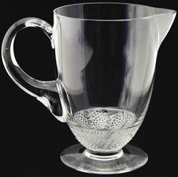 Ricquewihr Lalique France Crystal Modern Pitcher