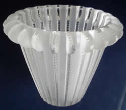 Royat Lalique France Crystal Vase