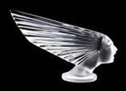 Victoire Lalique France Crystal Car Mascot Papwerweight