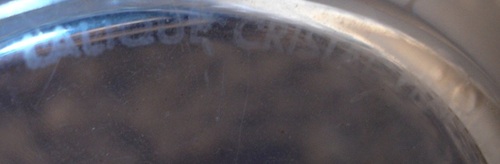 Lalique Cristal France Modern Signature Example No. 3