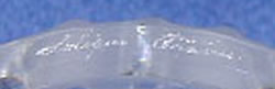 Lalique France Modern Crystal Script Signature Example No. 9