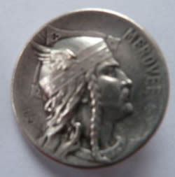 Fake Rene Lalique Medal Merovee