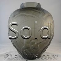 R Lalique Vase Archers