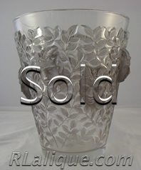 R Lalique Vase Silenes