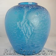R Lalique Vase Alicante