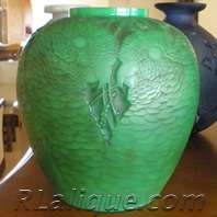 R Lalique Vase Alicante