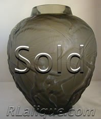 R Lalique Vases Archers