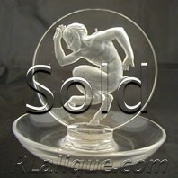 R Lalique Ashtray Faune