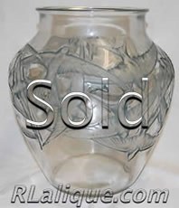 R Lalique Vases Hirondelles