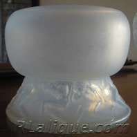 R Lalique Vase Lutteurs