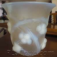 R Lalique Vase Mures