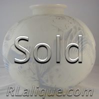 R Lalique Vase Poissons