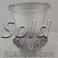 R Lalique Vase Quatre Tetes Femmes Et Raisins