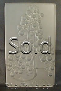 R Lalique Menu Raisin Muscat