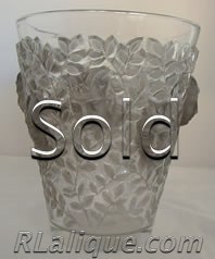R Lalique Vases Silenes