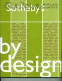 Decorative Arts - Art Nouveau - Art Deco Auction Catalogue - Book - Magazine For Sale: Sotheby's by Design, New York, May 17 and 18, 2002: A Post War Auction Catalog - Book - Magazine Decorative Arts - Art Nouveau - Art Deco Auction Catalogue - Book - Magazine For Sale: Sotheby's by Design, New York, May 17 and 18, 2002: A Post War Auction Catalog - Book - Magazine