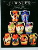 Decorative Arts - Art Nouveau - Art Deco Auction Catalogue - Book - Magazine For Sale: Christie's South Kensington Clarice Cliff Friday 13 November 1998 at 10:30 a.m.: A Post War Auction Catalog - Book - Magazine