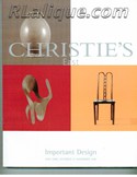 Decorative Arts - Art Nouveau - Art Deco Auction Catalogue - Book - Magazine For Sale: Christie's East Important Design New York, Saturday 27 November 1999: A Post War Auction Catalog - Book - Magazine