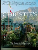 Decorative Arts - Art Nouveau - Art Deco Auction Catalogue - Book - Magazine For Sale: Christie's Los Angeles The Duquette Collections Monday 12-Wednesday 14 March 2001: A Post War Auction Catalog - Book - Magazine