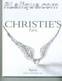 Decorative Arts - Art Nouveau - Art Deco Auction Catalogue - Book - Magazine For Sale: Christie's Paris Bijoux Mardi 10 Decembre 2002: A Post War Auction Catalog - Book - Magazine