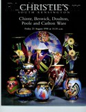 Decorative Arts - Art Nouveau - Art Deco Auction Catalogue - Book - Magazine For Sale: Christie's South Kensington Chintz, Beswick, Doulton, Poole and Carlton Ware Friday 21 August 1998 at 10.30 a.m.: A Post War Auction Catalog - Book - Magazine